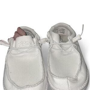 Hey Dude Mens White Shoes